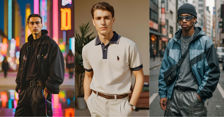 different men's fashion styles